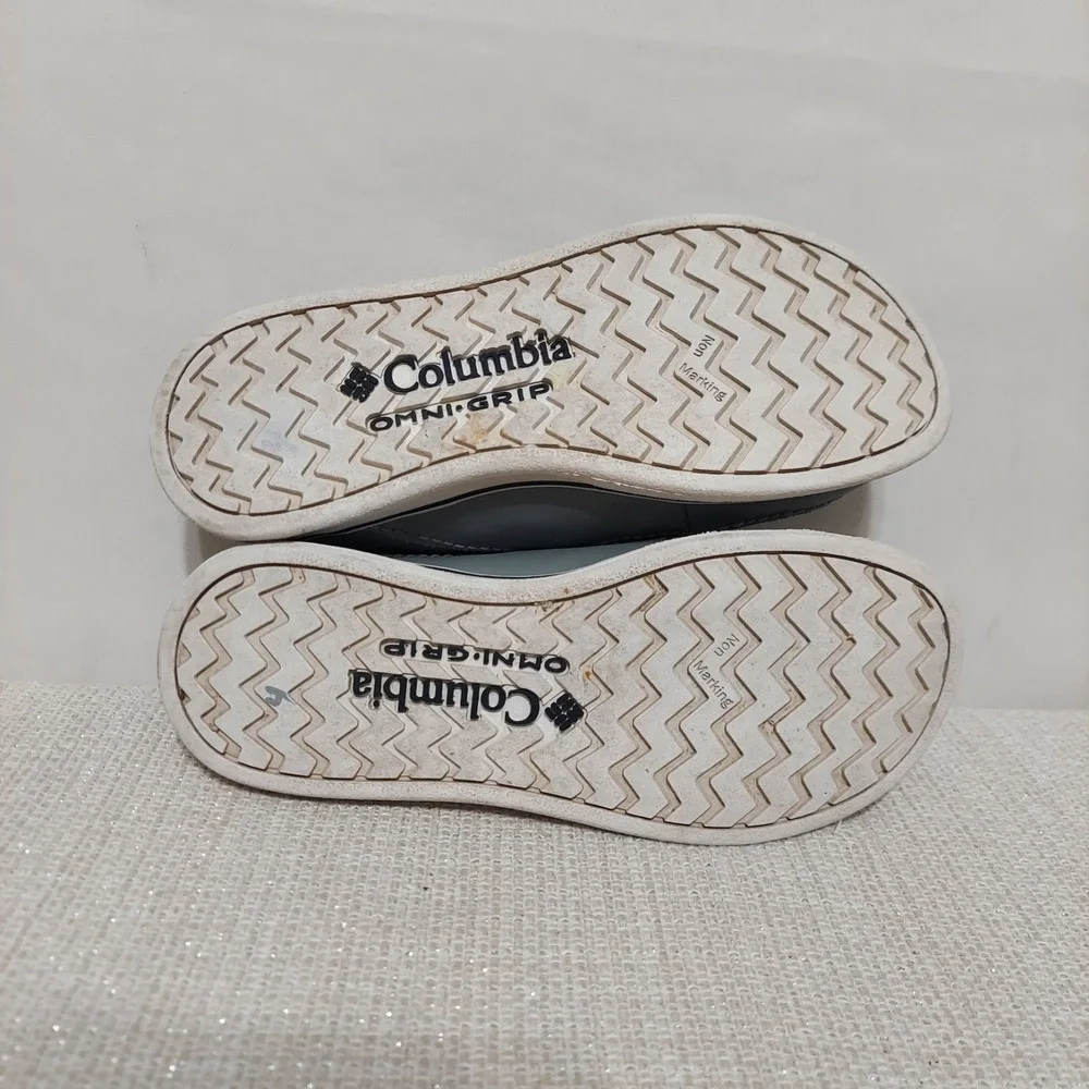 Columbia PFG Bahama Vent Slip On Shoes Youth Sz4 Gray Performance‎ Fishing Gear